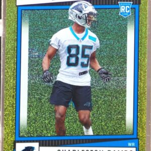 2022 Score Charleston Rambo RC Dots Gold /225 #398 Panthers