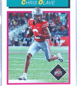 2022 Score Chris Olave RC #TB10 Buckeyes 1992 Throwback Rookie