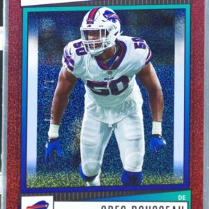 2022 Score Greg Rousseau Dots Red /499 #267 Bills
