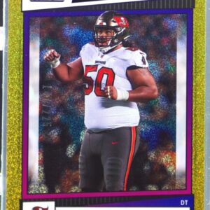 2022 Score Vita Vea Dots Gold /225 #70 Buccaneers