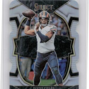 2022 Select Justin Fields Silver Prizm Die Cut #60 Bears