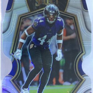 2022 Select Marlon Humphrey Silver Prizm Die Cut #109 Ravens