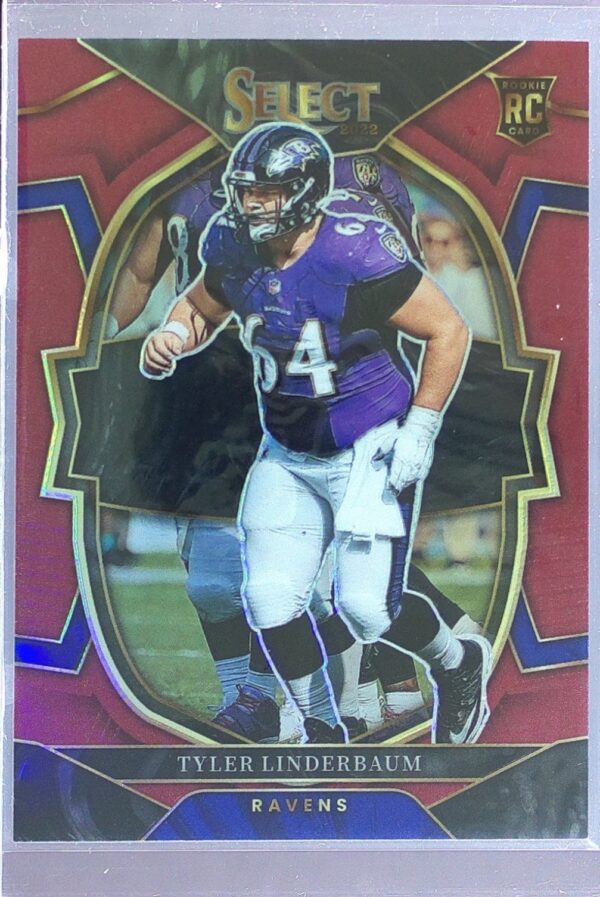 2022 Select Tyler Linderbaum Maroon Prizm /149 RC #74 Ravens