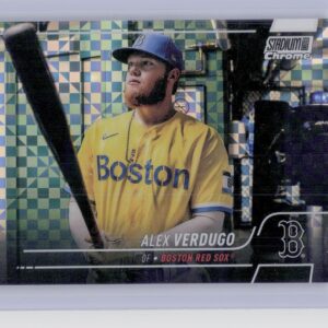 2022 Stadium Club Chrome Alex Verdugo X Fractor #242 Sox