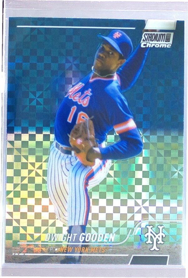 2022 Stadium Club Chrome Dwight Gooden X Fractor #32 Mets
