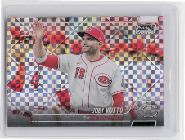 2022 Stadium Club Chrome Joey Votto X Fractor #267 Reds