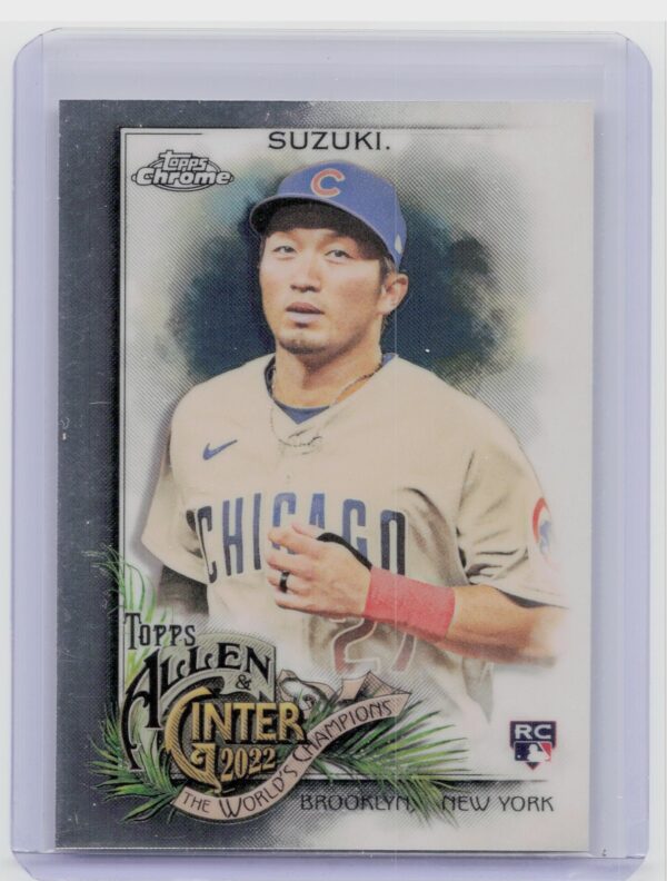 2022 Topps Allen & Ginter Chrome Seiya Suzuki Silver Portrait RC #235 Cubs