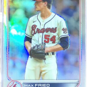 2022 Topps Chrome Max Fried Refractor #75 Braves
