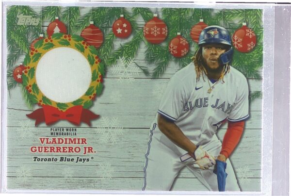 2022 Topps Holiday Vladimir Guerrero Jr. JSY #WRC-VG Jays Relics