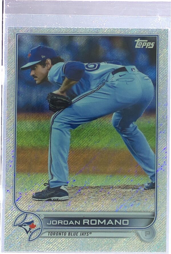 2022 Topps Jordan Romano Foilboard Retail /875 #391 Jays