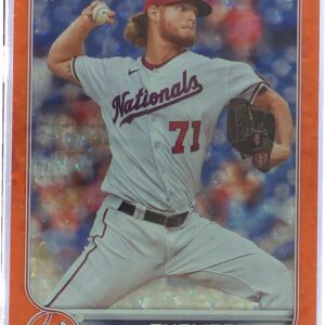 2022 Topps Mason Thompson Orange Foilboard /299 RC #38 Nationals