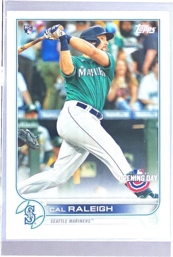 2022 Topps Opening Day Cal Raleigh RC #124 Mariners