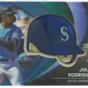 2022 Topps Update Julio Rodriguez #BH-JR Mariners Commemorative Batting Helmet