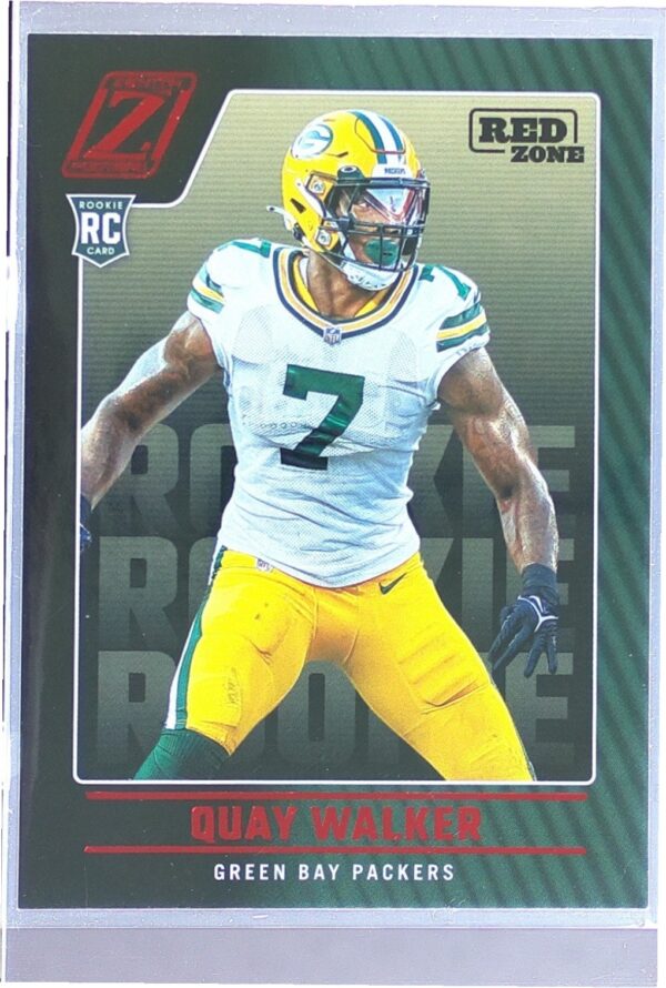 2022 Zenith Quay Walker Red Zone RC #163 Packers