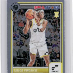 2023-24 Hoops Premium Stock Taylor Hendricks RC 222 Jazz