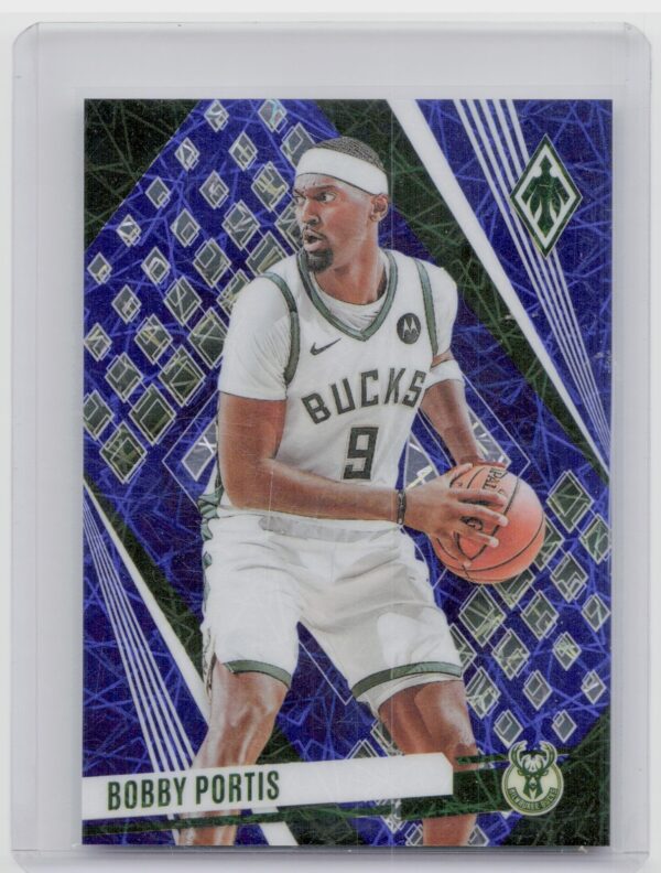2023-24 Panini Phoenix Bobby Portis Phoenix Blue Lazer /275 243 Bucks