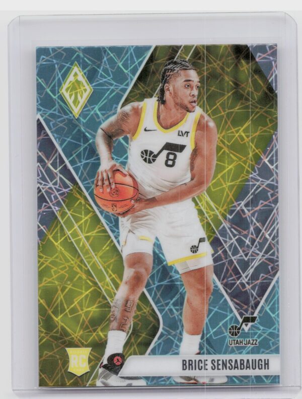 2023-24 Panini Phoenix Brice Sensabaugh Phoenix Teal Lazer 289 Jazz