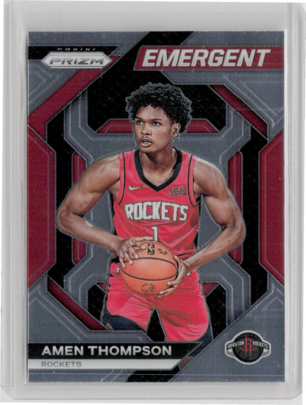 2023-24 Panini Prizm Amen Thompson #13 Rockets Emergent