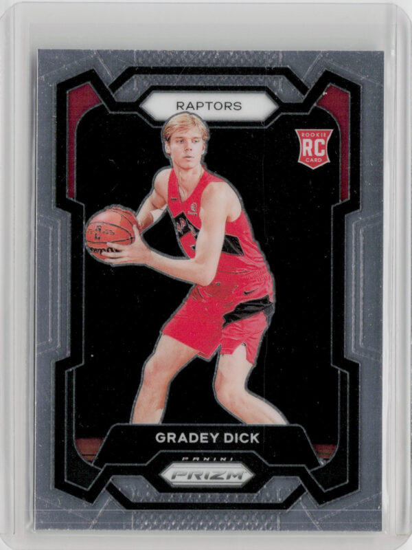 2023-24 Panini Prizm Gradey Dick RC #134 Raptors