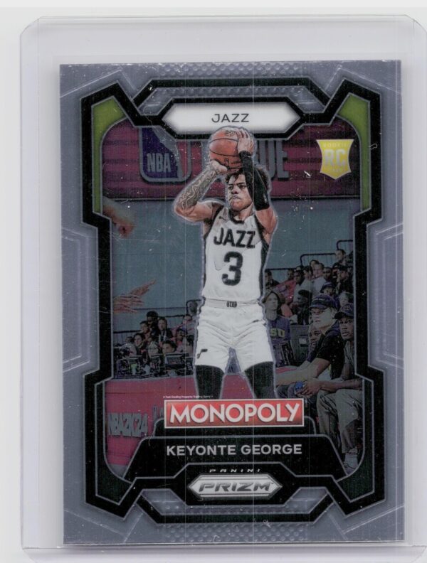 2023-24 Panini Prizm Monopoly Keyonte George RC #87 Jazz