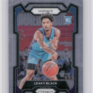 2023-24 Prizm Leaky Black Rookie RC #284 Hornets