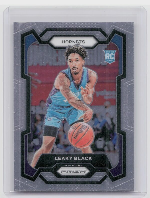 2023-24 Prizm Leaky Black Rookie RC #284 Hornets
