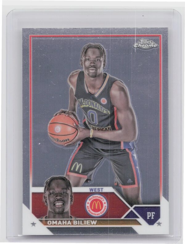 2023-24 Topps Chrome McDonald's All American Omaha Biliew #61