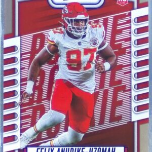 2023 Absolute Felix Anudike-Uzomah Blue RC #162 Chiefs