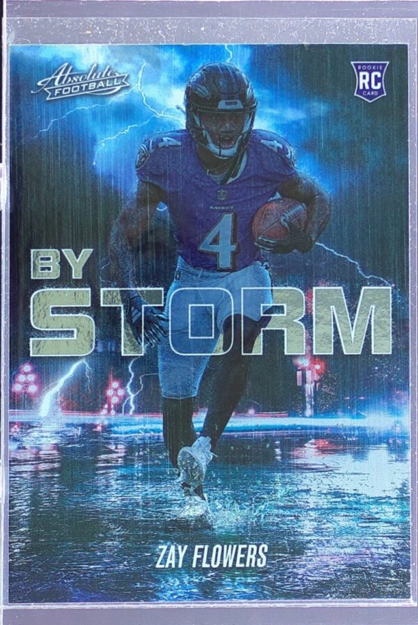 2023 Absolute Zay Flowers RC #BST-11 Ravens By Storm