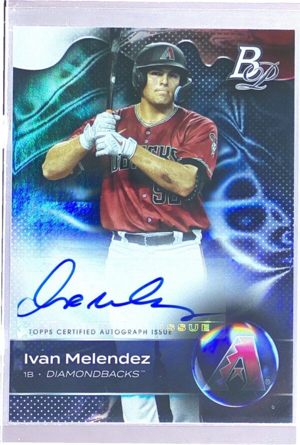 2023 Bowman Platinum Ivan Melendez Auto #TOP-85 Diamondbacks Top Prospects Auto