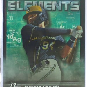 2023 Bowman Platinum Jackson Chourio #PE-18 Brewers Precious Elements