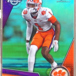 2023 Bowman University Chrome Andrew Mukuba Aqua Refractor /299 #54 Tigers