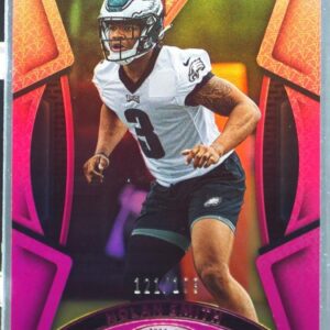 2023 Certified Nolan Smith RC Pink Mirror /199 #187 Eagles