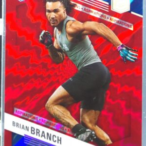 2023 Donruss Elite Brian Branch RC Aspirations Shimmer /625 #107 Lions