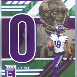 2023 Donruss Elite Justin Jefferson #SB-JJ8 Vikings Spellbound Green