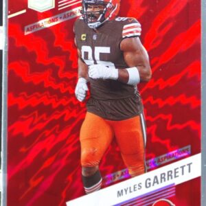 2023 Donruss Elite Myles Garrett Aspirations Shimmer /625 #79 Browns