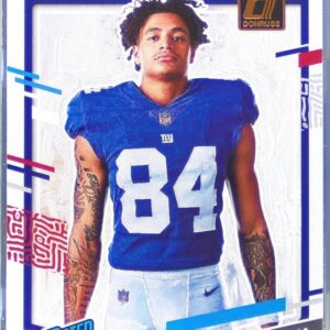 2023 Donruss Jalin Hyatt RC #23 Giants Rated Rookie Portrait