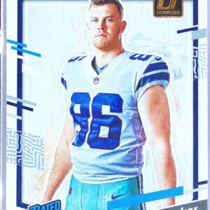 2023 Donruss Luke Schoonmaker RC #18 Cowboys Rated Rookie Portrait