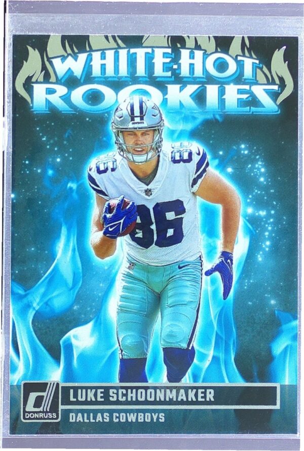 2023 Donruss Luke Schoonmaker RC #WHR-9 Cowboys White Hot Rookies