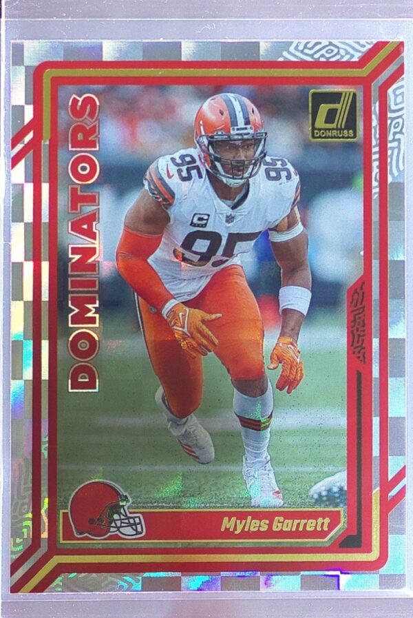 2023 Donruss Myles Garrett #D-35 Browns Dominators