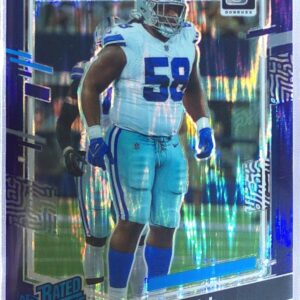 2023 Donruss Optic Mazi Smith Purple Shock RC #228 Cowboys