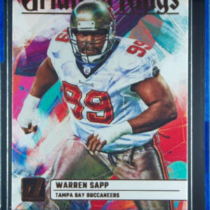 2023 Donruss Warren Sapp #ATG-8 Buccaneers All Time Gridiron Kings