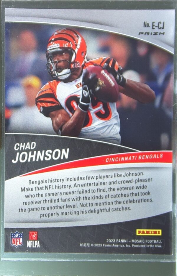 2023 Mosaic Chad Johnson #E-CJ Bengals Elevate Mosaic - Image 3