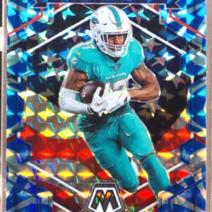2023 Mosaic Jaylen Waddle National Pride Reactive Blue Mosaic #269 Dolphins