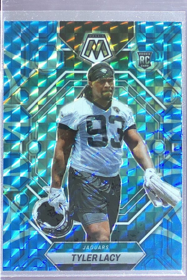 2023 Mosaic Tyler Lacy Reactive Blue Mosaic #370 Jaguars