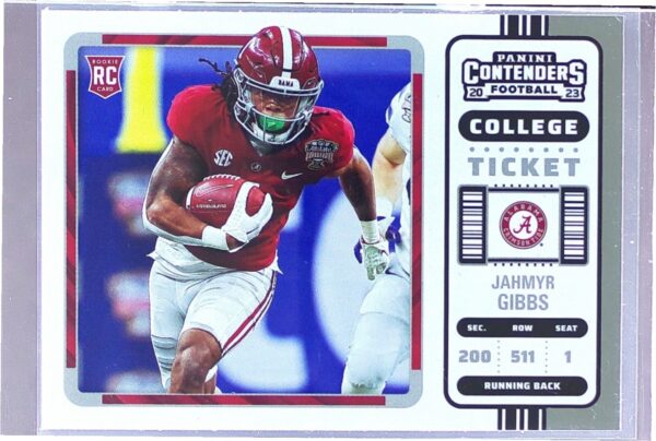 2023 Panini Chronicles Draft Picks Jahmyr Gibbs RC #8 Tide Contenders College