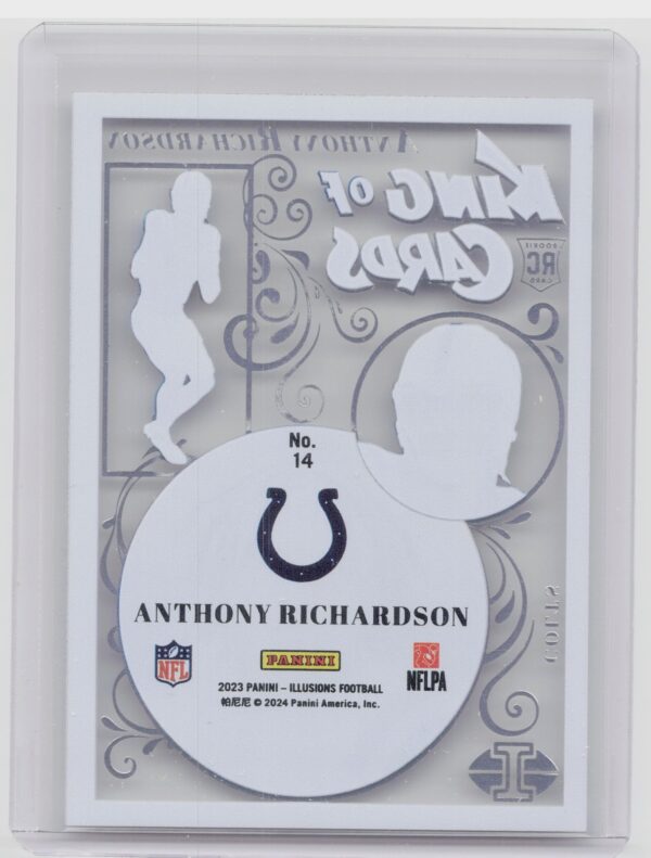 2023 Panini Illusions Anthony Richardson #14 Colts King of Cards - Image 3