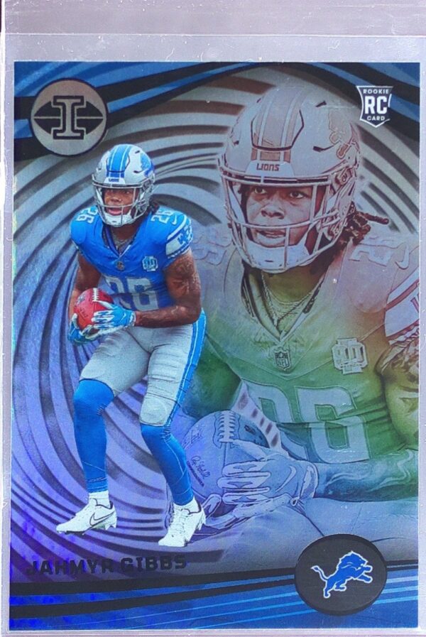 2023 Panini Illusions Jahmyr Gibbs RC #38 Lions