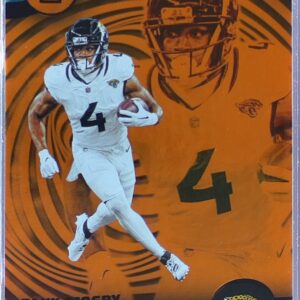 2023 Panini Illusions Tank Bigsby Orange Trophy Collection RC #51 Jaguars