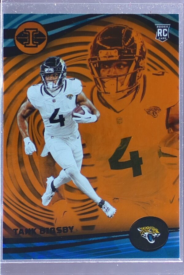 2023 Panini Illusions Tank Bigsby Orange Trophy Collection RC #51 Jaguars